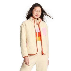 Target x Lego Women's NEW Sherpa Zip Up Jacket Size Medium